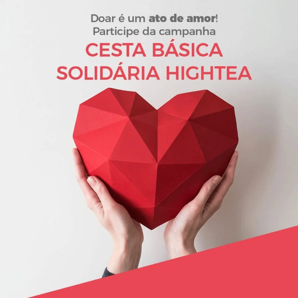Hightea Londrina arrecada alimentos na Campanha Cesta Básica Solidária