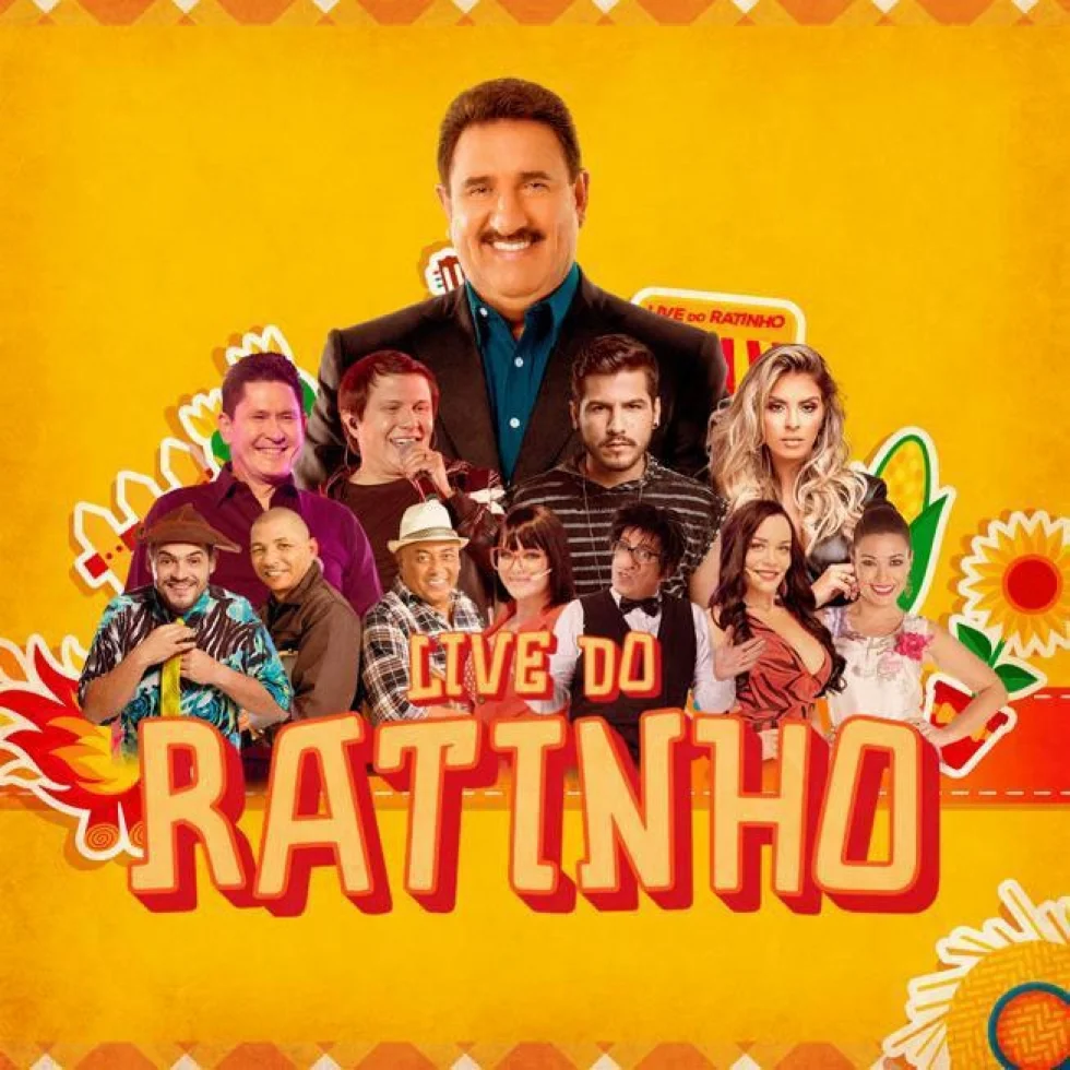 Ratinho promove a maior e mais animada live junina com os magníficos Gian e Giovani, Matheus Ceará e Caju &amp; Castanha