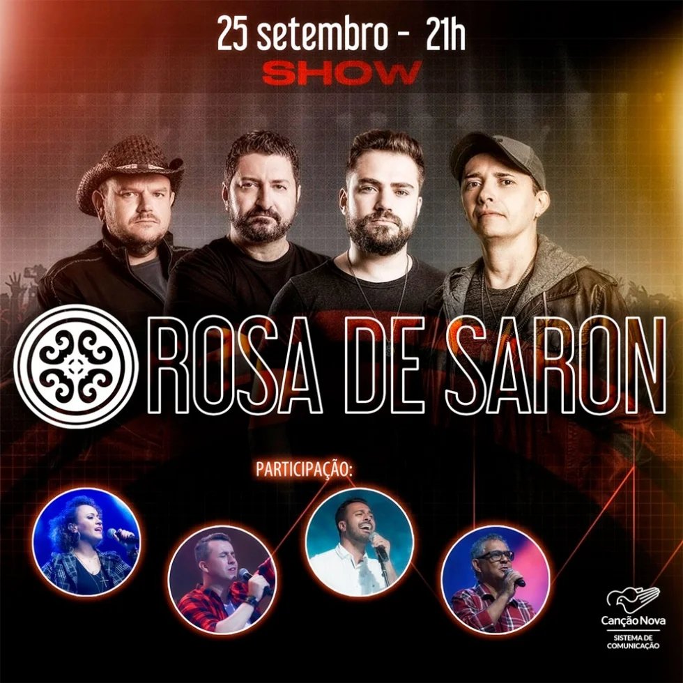 Banda Rosa de Saron faz show na Canção Nova