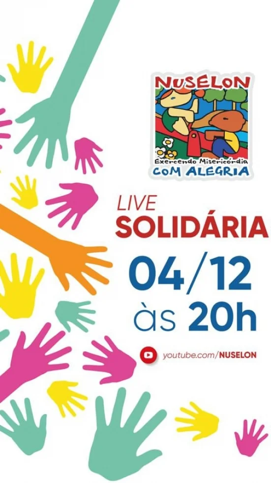 Live solidária do Nuselon é nesta sexta, 20h! Participe!
