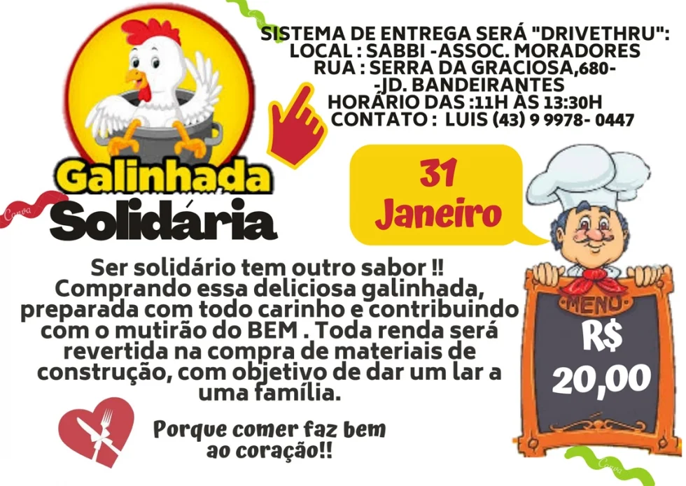 Galinhada Solidária