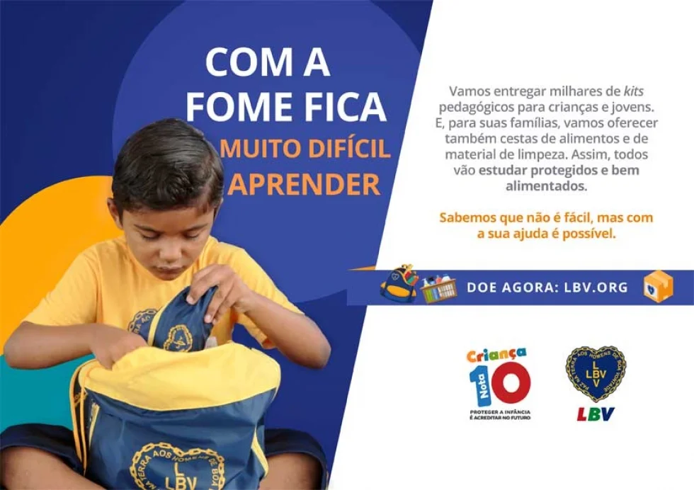 LBV inicia entrega de kits pedagógicos para crianças em Londrina