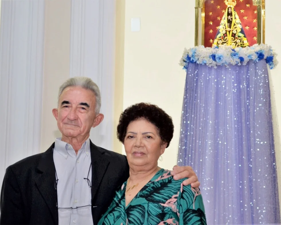 Casal completa 50 anos de casado sob as bênçãos de Nossa Senhora Aparecida