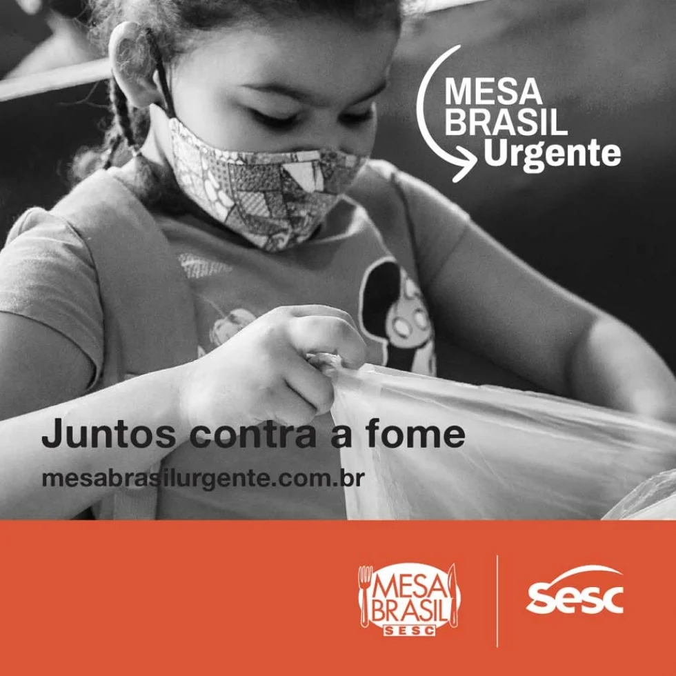 Sesc lança campanha Mesa Brasil Urgente para engajar empresas no combate à fome
