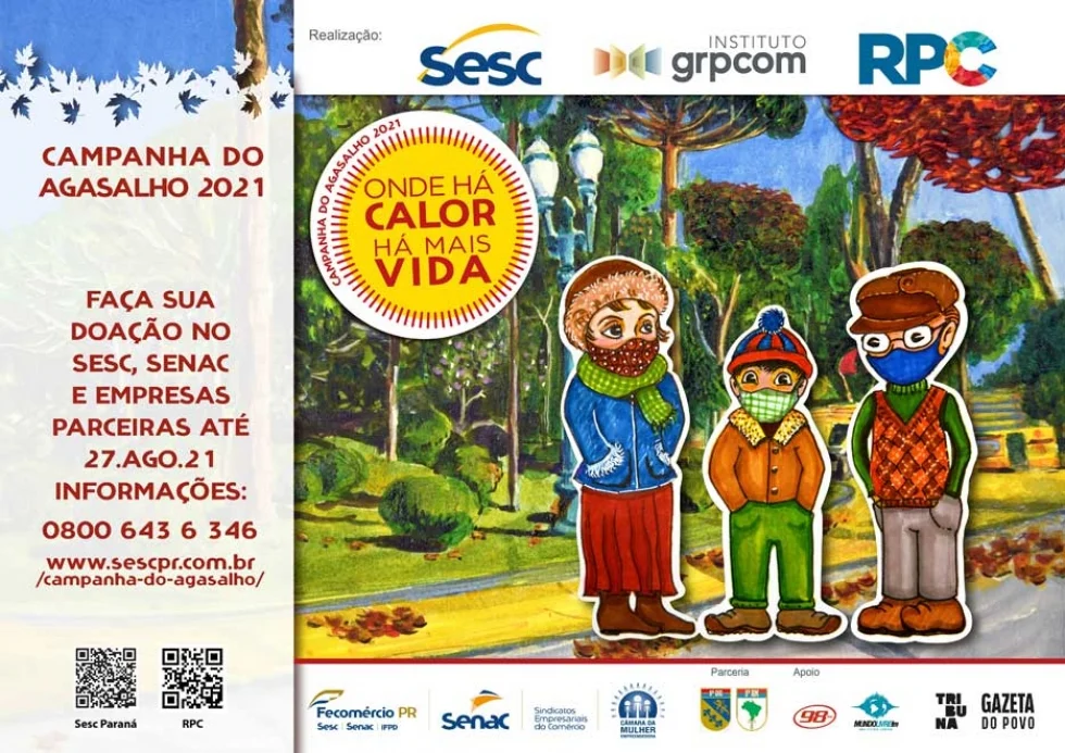 Campanha do Agasalho intensifica doações em Londrina neste sábado (17)