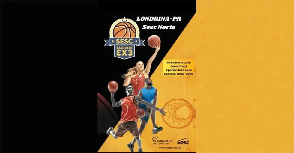 Londrina recebe torneio de basquete 3×3