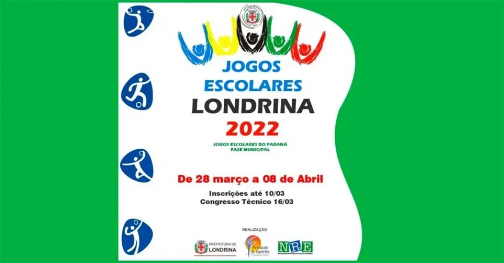 Jogos Escolares de Londrina estão com inscrições abertas