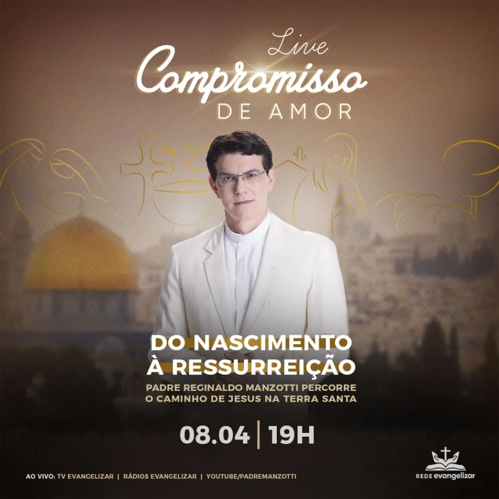 Compromisso de Amor: Padre Reginaldo Manzotti prepara mais uma edição da live solidária para arrecadar alimentos