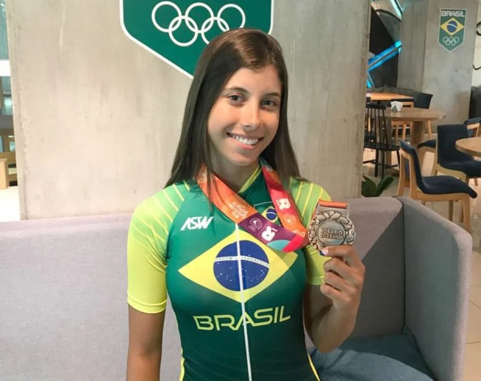 Rolândia: Ciclista é bronze representando o Brasil no Sul-Americano da Juventude