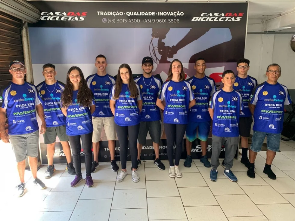 Rolândia: Equipe de ciclismo viaja com 12 atletas para o Tocantins