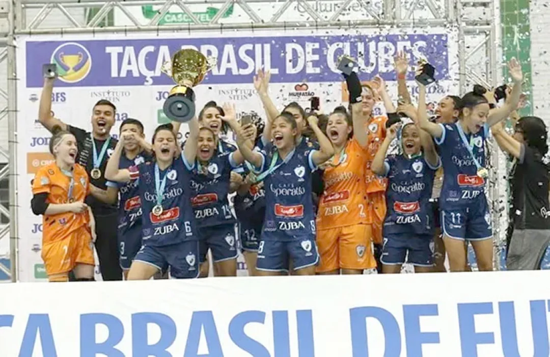 Londrina Futsal é campeão feminino invicto da Taça Brasil sub-20