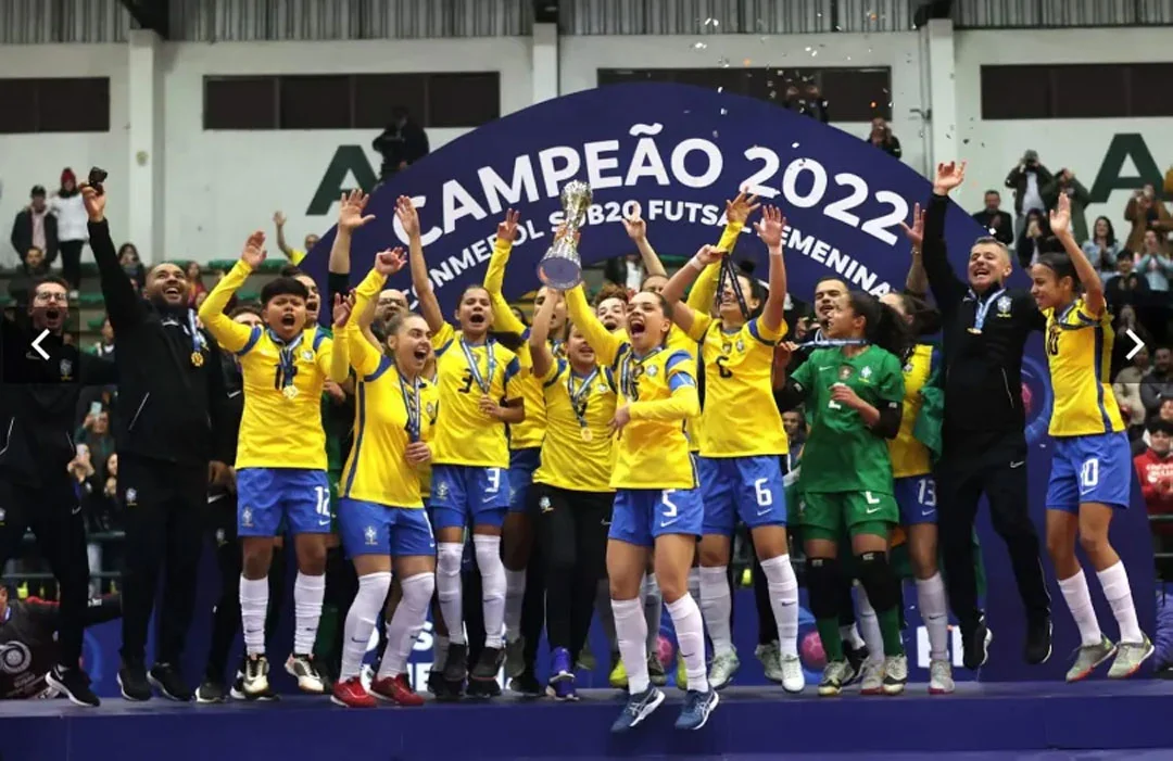Atletas do Londrina Futsal são campeãs sul-americanas com a Seleção Brasileira Sub-20