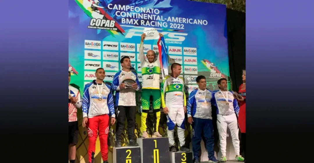 Atleta do Londrina BMX Clube é campeão no Pan-Americano de Bicicross