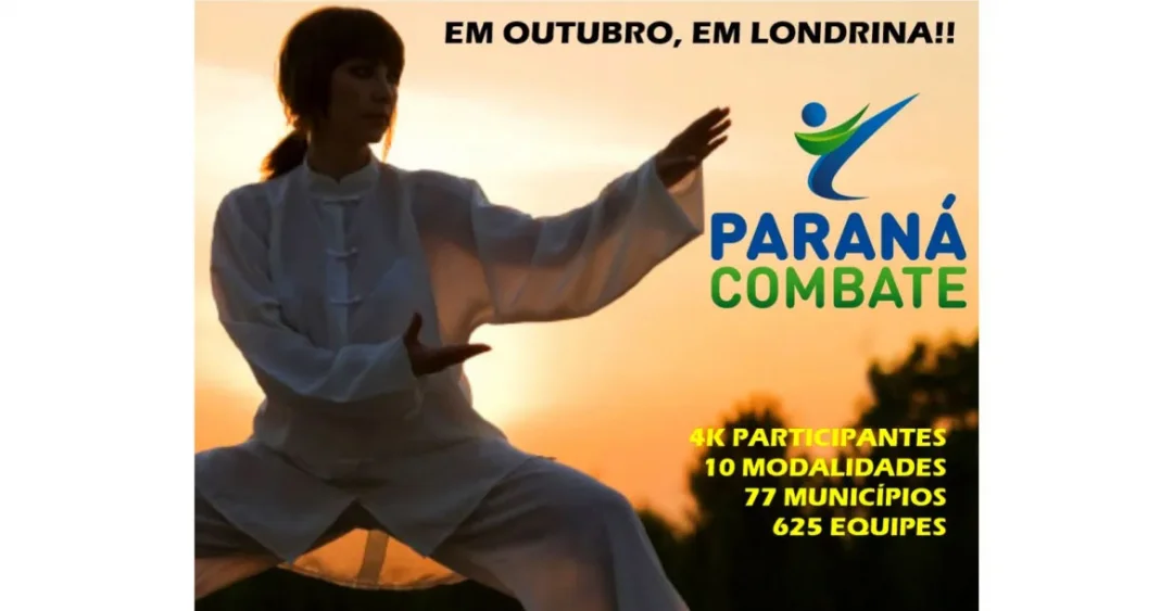 Paraná Combate receberá 4 mil participantes de 77 cidades em Londrina