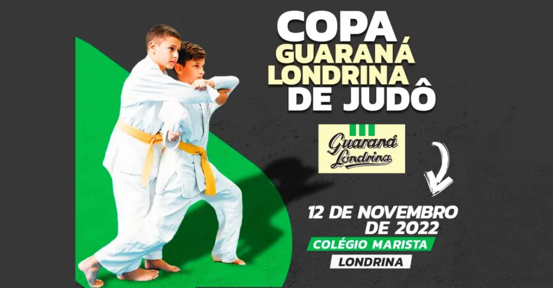 Copa Guaraná de Judô reúne atletas do norte do Paraná em Londrina