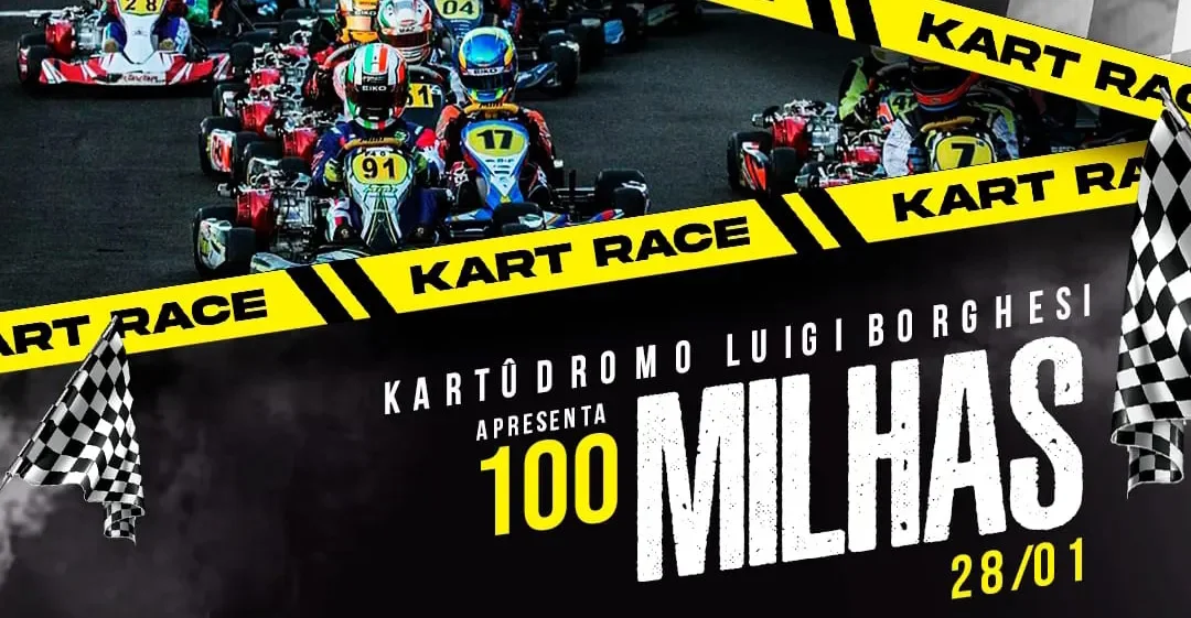 Evento 100 Milhas de Kart movimenta o Kartódromo de Londrina no próximo fim de semana