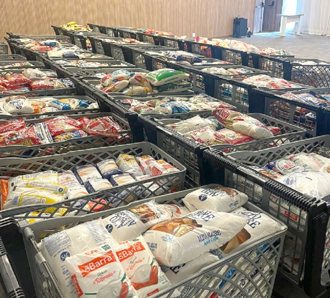 Folia do bem: ingresso solidário em Shopping rende mais de 3 toneladas de alimentos ao HCL