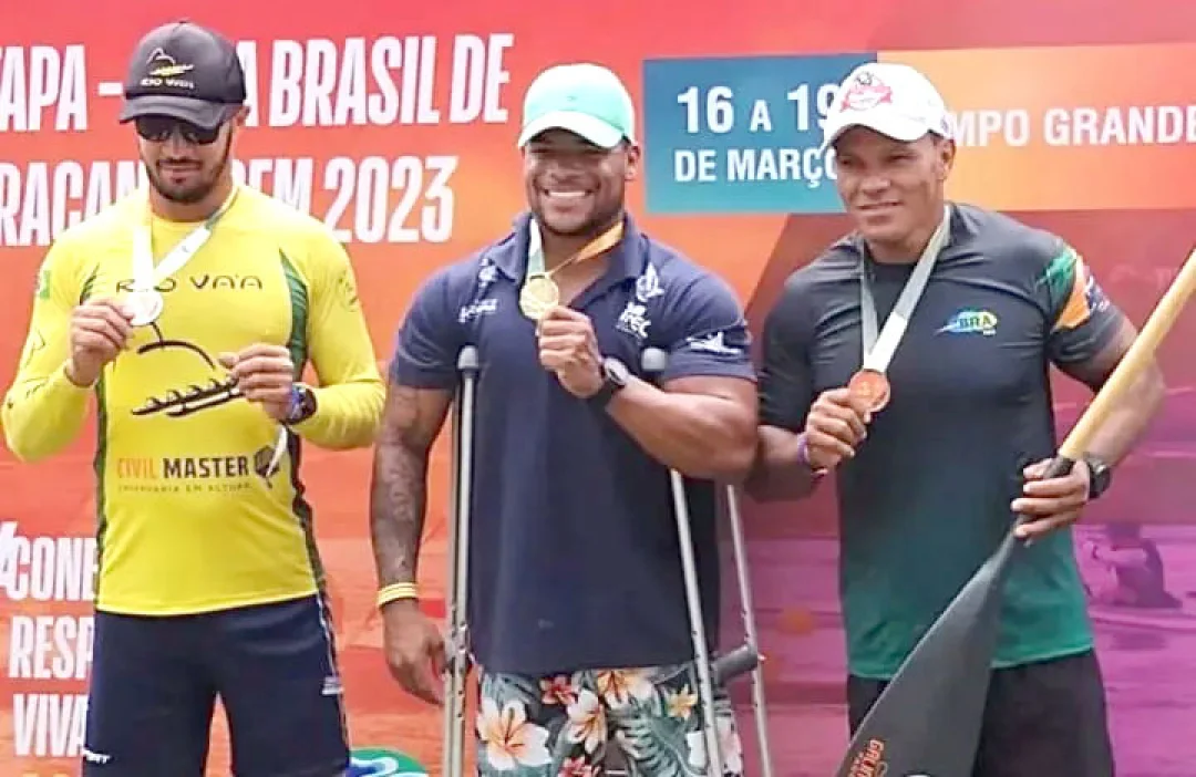 Atletas de Londrina conquistam ouro na Copa Brasil de Paracanoagem