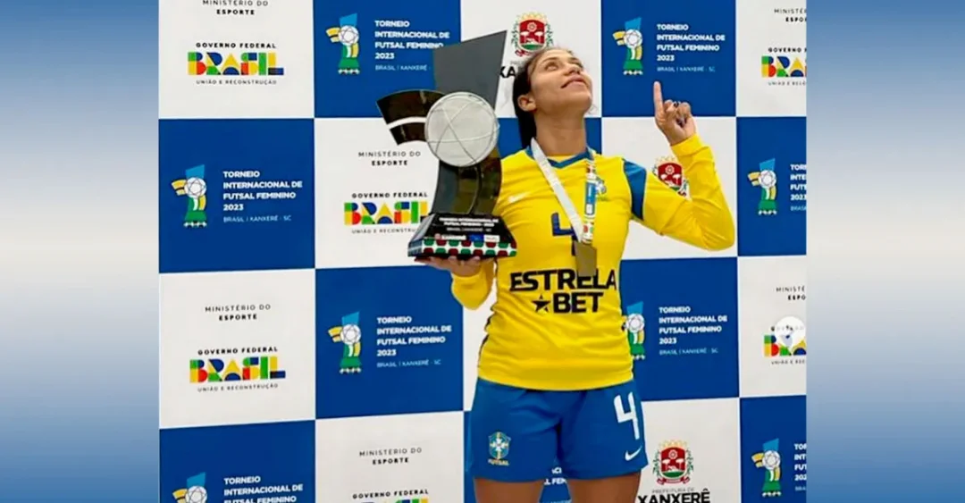 Atleta do Londrina Futsal atua na vitória brasileira pelo Torneio Internacional de Futsal