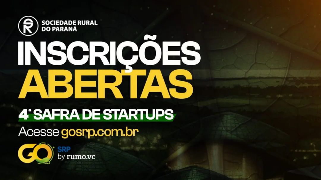 Startups com soluções para o agronegócio podem se inscrever no próximo ciclo de pré-aceleração da Go SRP