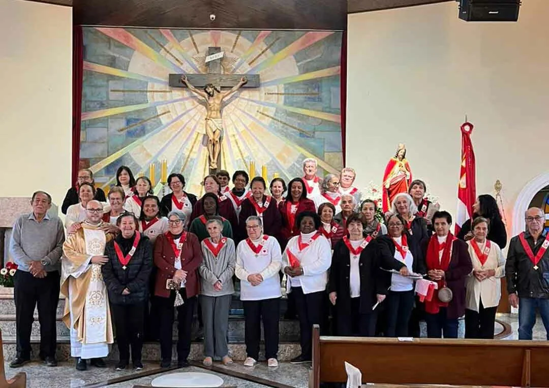 Concentração do Apostolado da Oração no Santuário Santa Rita de Cássia em Londrina