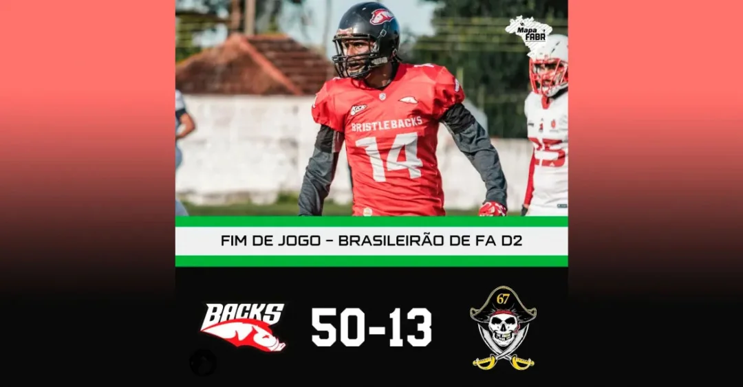 Londrina Bristlebacks vence o Caraguá Ghostships por 50 a 13 na estreia do Brasileirão