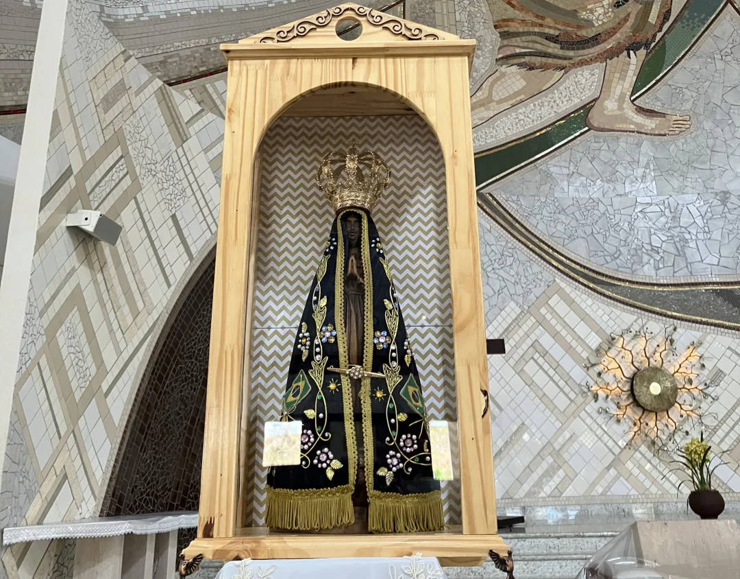 Imagem peregrina de Nossa Senhora Aparecida ficará na Canção Nova por um ano