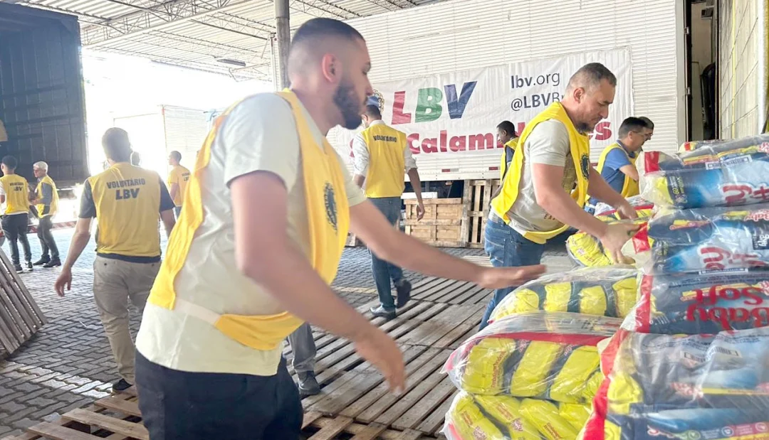 LBV mobiliza doações para o Rio Grande do Sul