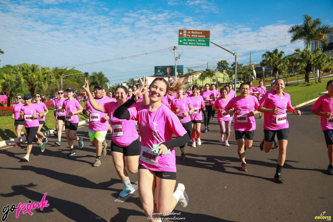 Abertas as inscrições para a Go Pink, corrida em apoio ao Outubro Rosa em Londrina