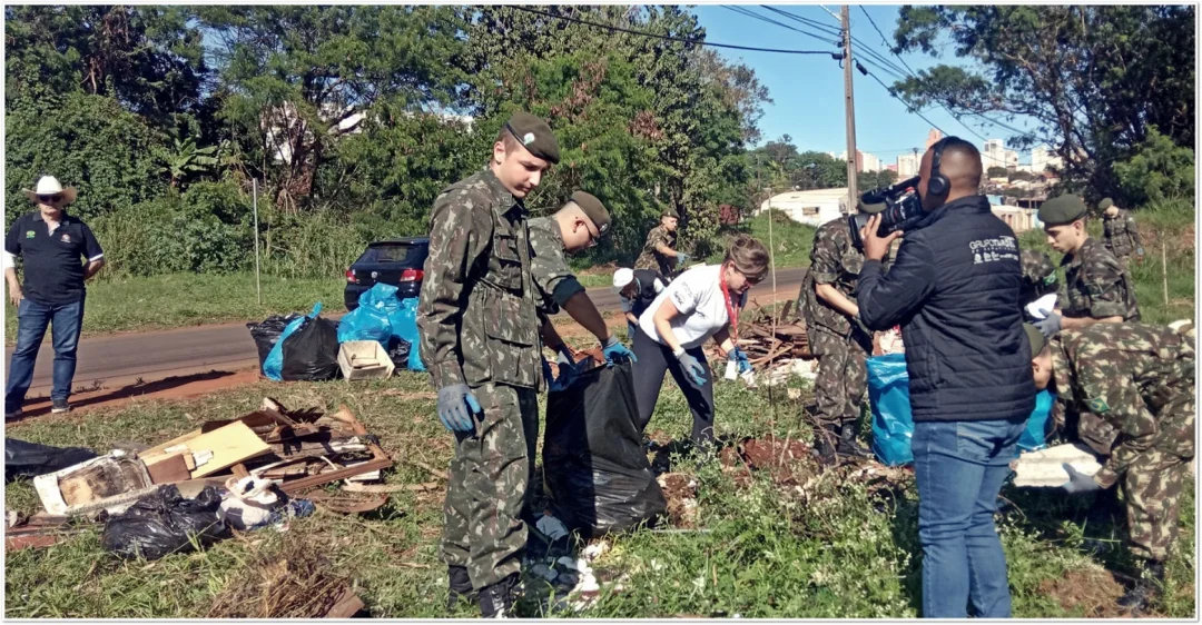 Tiro de Guerra participou no sábado, 16, de atividade em prol do meio ambiente