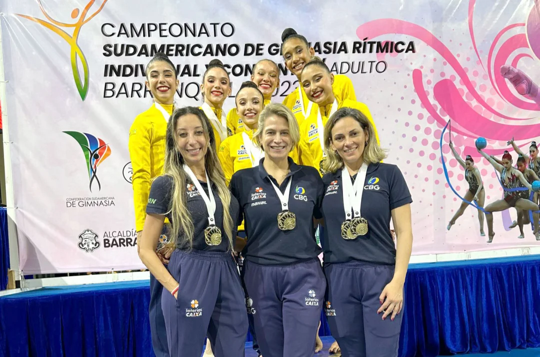 Ginastas paranaenses são campeãs sul-americanas