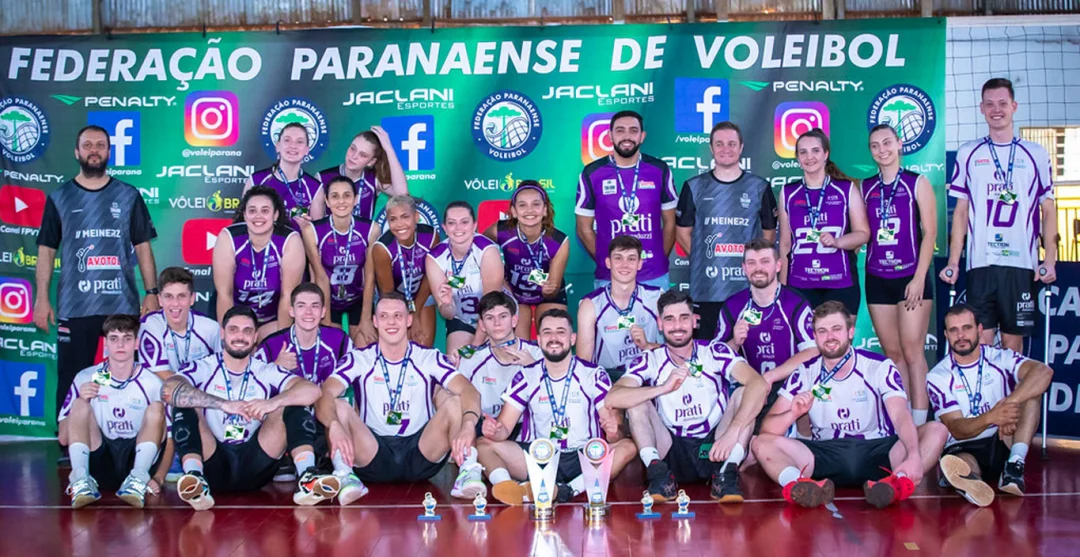 Dobradinha: Toledo é campeão da Série B do Paranaense Adulto nas categorias masculina e feminina