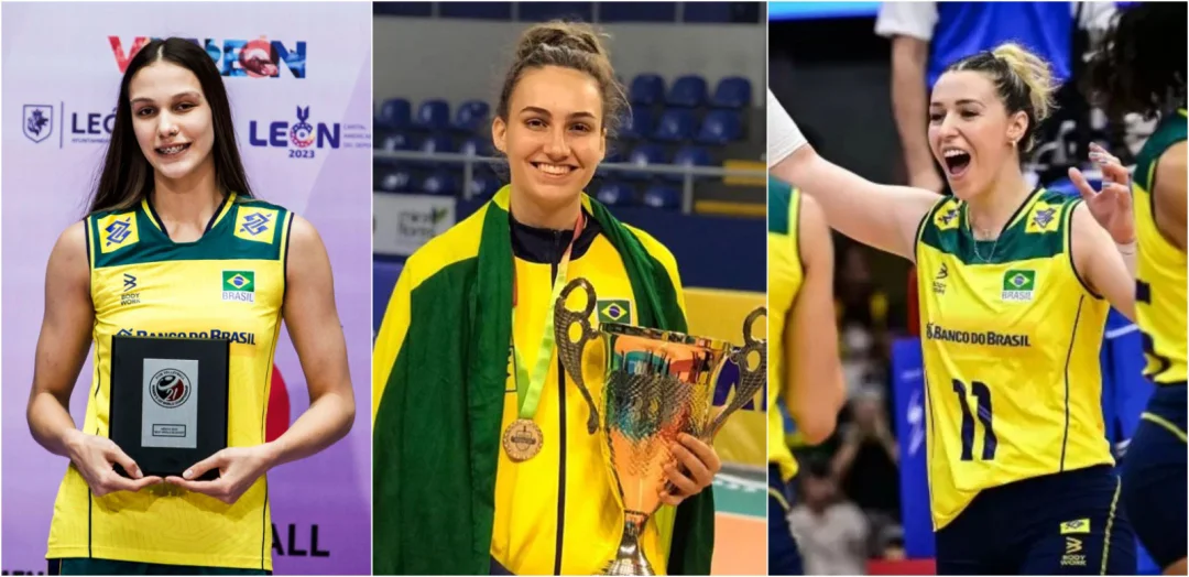 Três atletas representam o Paraná na Seleção Brasileira feminina nos Jogos Pan-Americanos 2023