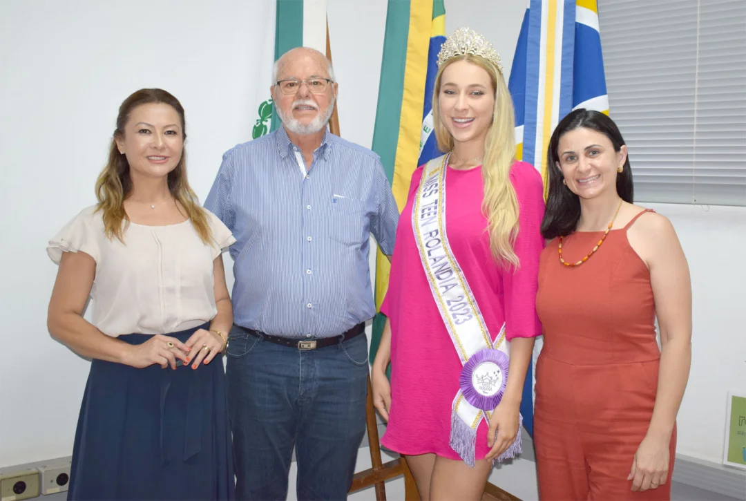 Rolândia: Prefeito recebe “Miss Teen”