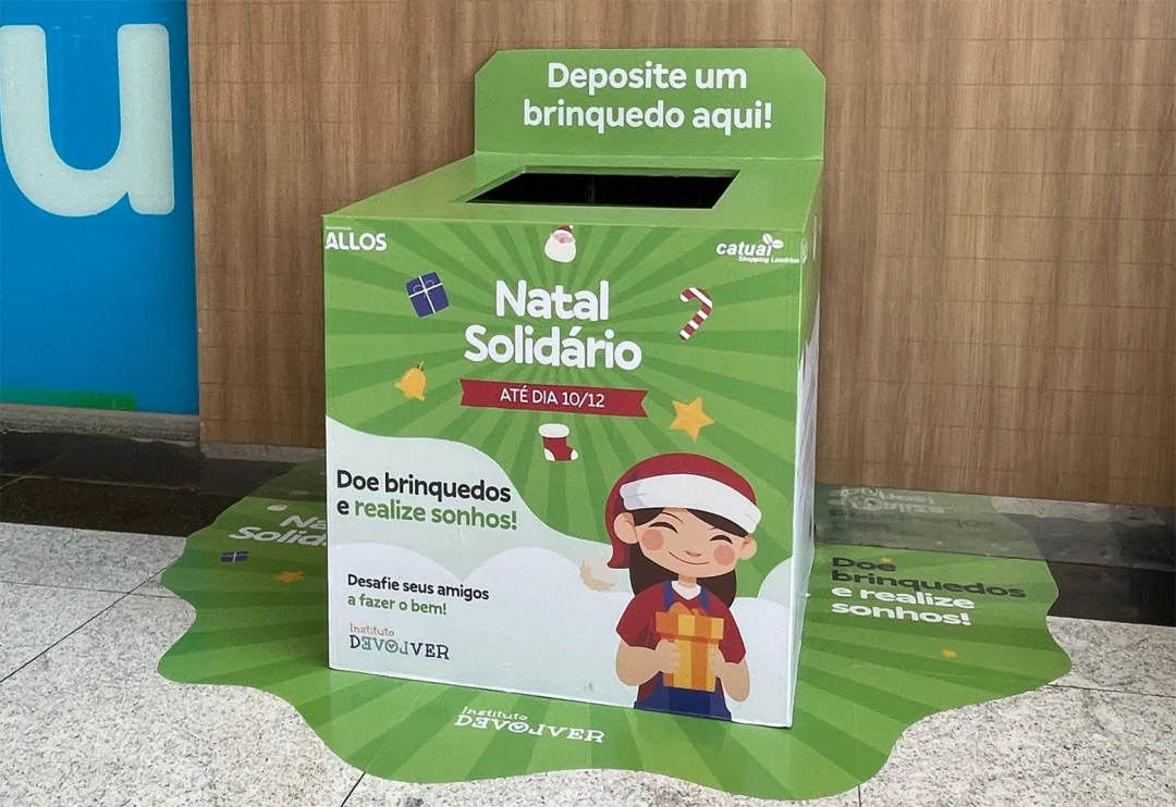 Natal Solidário no Catuaí vai até 10 de dezembro