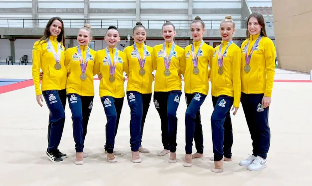Equipe de Londrina fatura sete ouros no Sul-Americano de Ginástica Rítmica