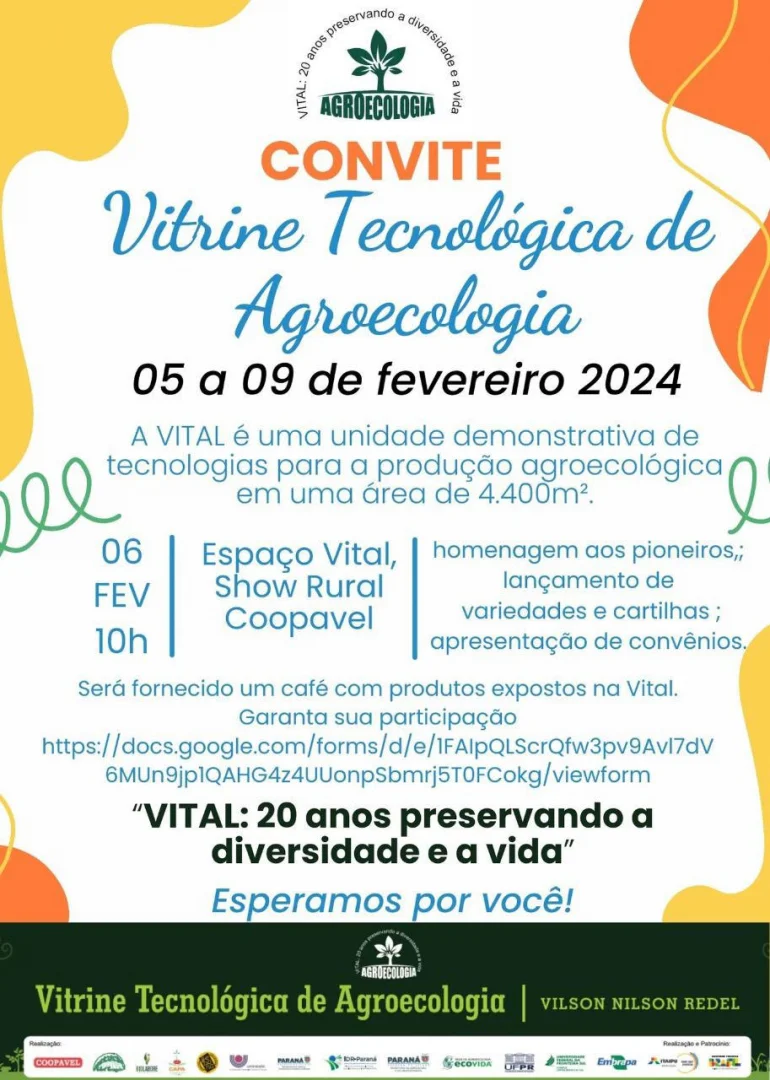 Vitrine Agroecológica do Show Rural Coopavel completa 20 anos