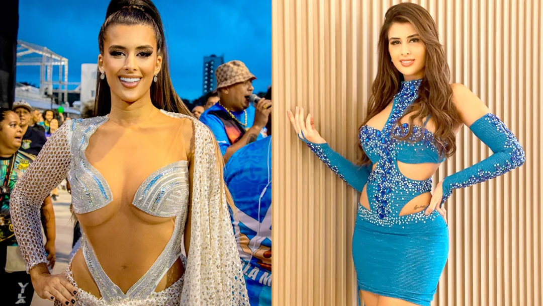 Musa da Vila Maria, Fernanda Lima troca fantasia de penas por corpo cravejado com cristais: “5h de produção”