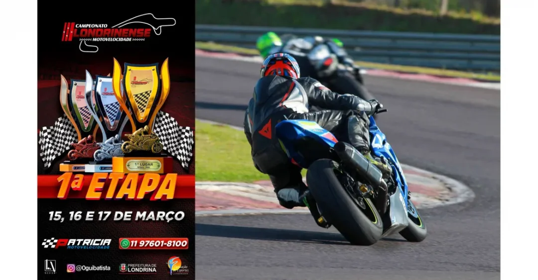 Autódromo Ayrton Senna recebe 1ª Etapa do Campeonato Londrinense de Motovelocidade