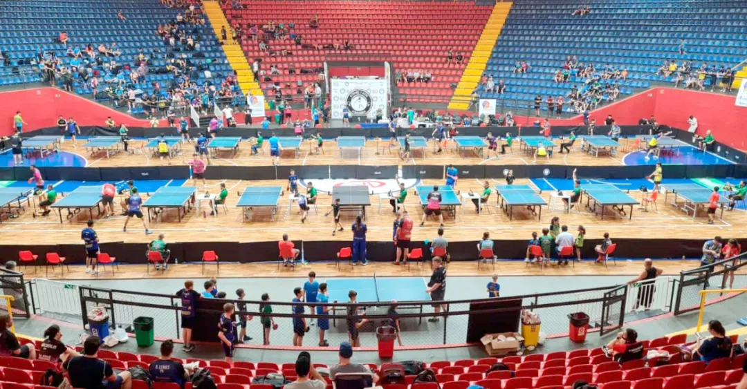 Etapa do torneio Tênis de Mesa Brasil movimentou Londrina com centenas de atletas