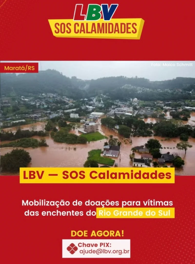 SOS calamidades Rio Grande Do Sul