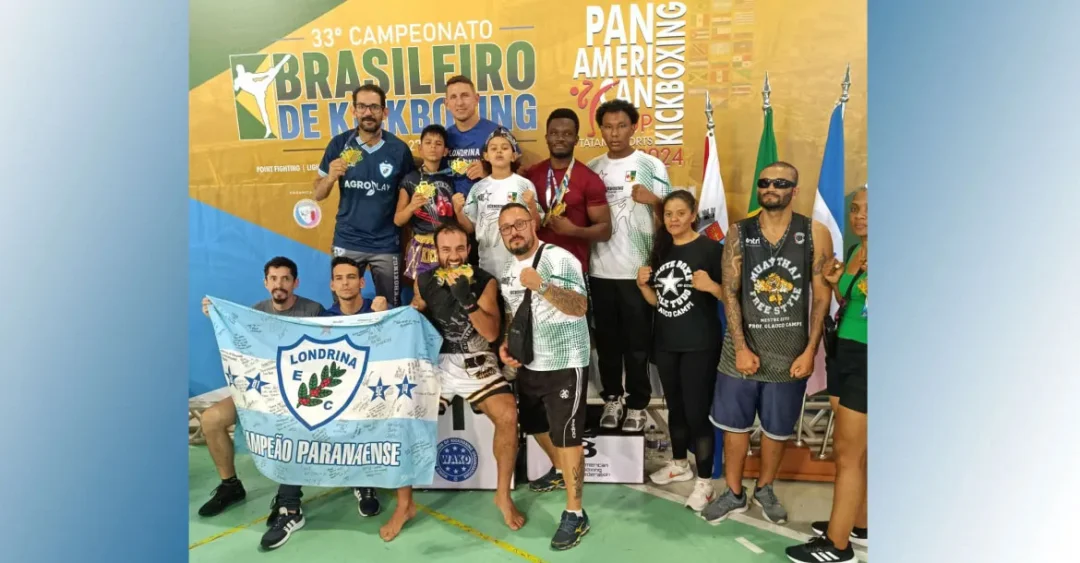 Equipe Londrina Kickboxing é destaque no Campeonato Brasileiro e Pan American Cup