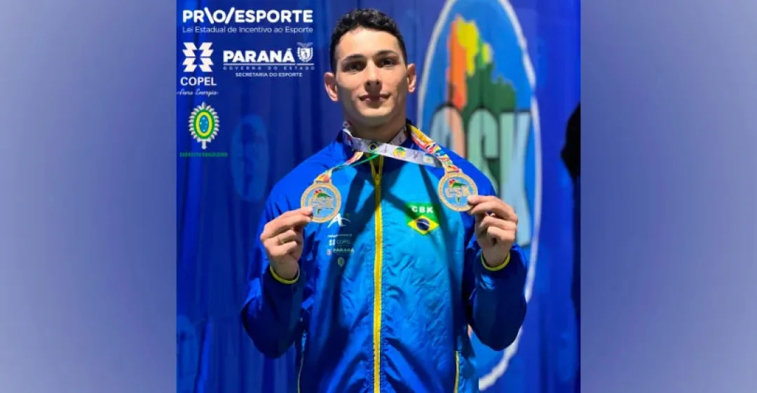 Atletas londrinenses conquistam ouro no Sul-Americano 2024 de Karatê na Bolívia