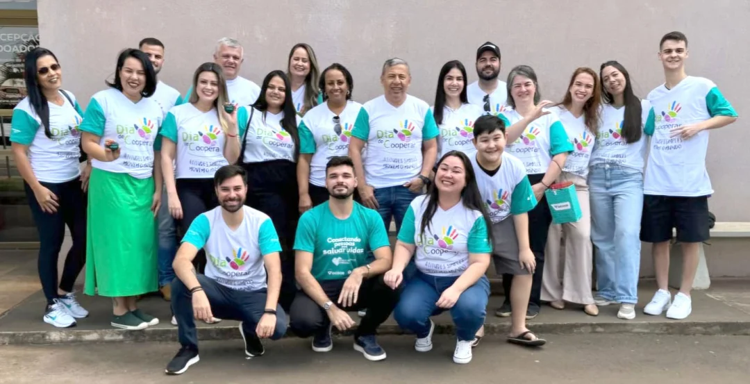 Sicoob Ouro Verde mobiliza colaboradores em ação de voluntariado no Dia de Cooperar