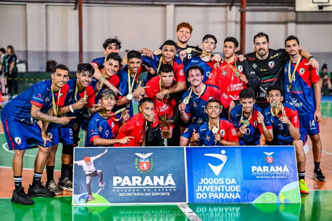 Cambé brilha nos Jogos da Juventude 2024 e conquista o ouro no handebol masculino