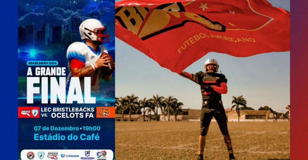 Equipe de Londrina disputa final do brasileirão de futebol americano no Café