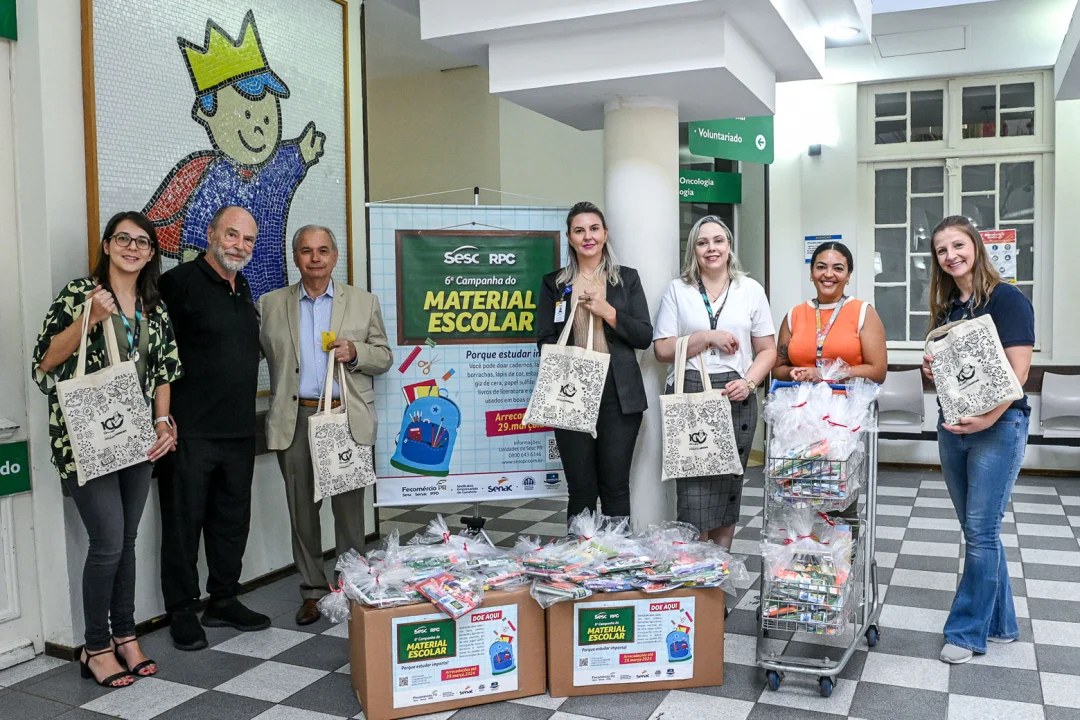 Inicia 7ª Campanha do Material Escolar Sesc PR e RPC