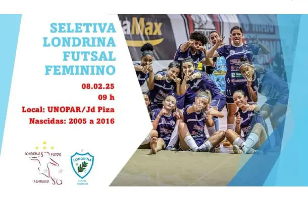 Londrina Futsal Feminino realiza seletiva para novas atletas neste sábado (8)