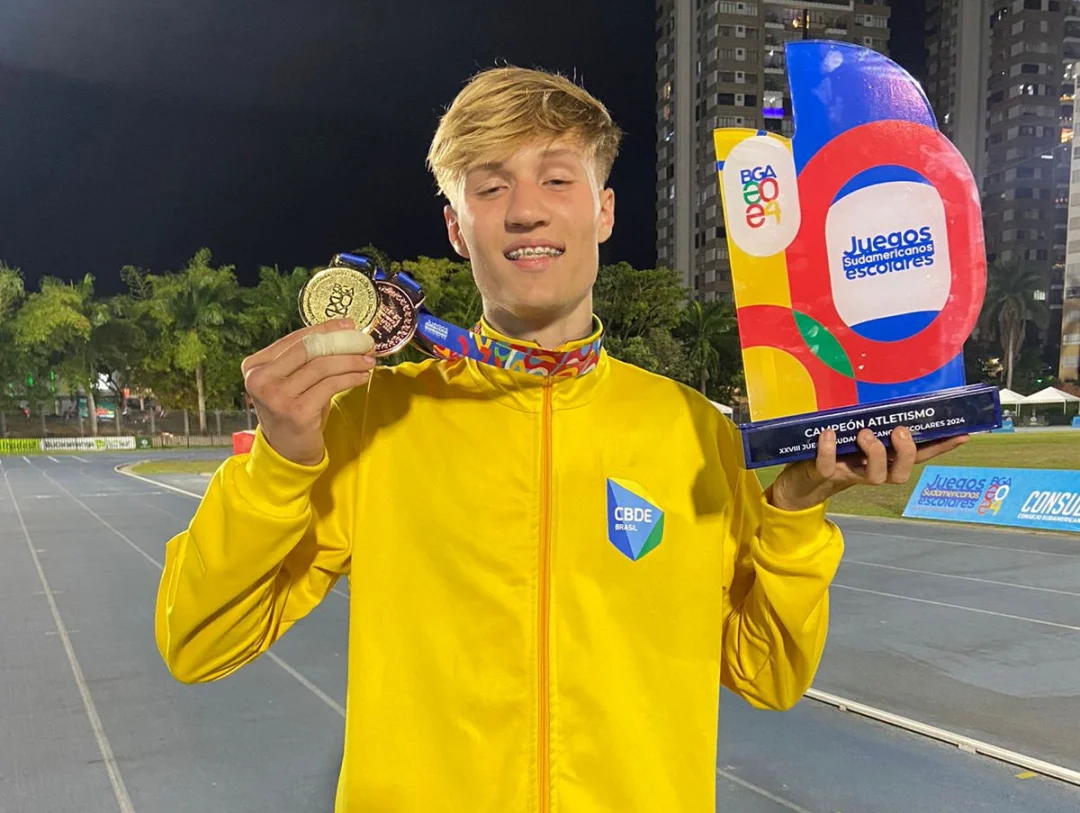 Atleta de Rolândia é convocado para representar o Brasil no Mundial Escolar de Atletismo