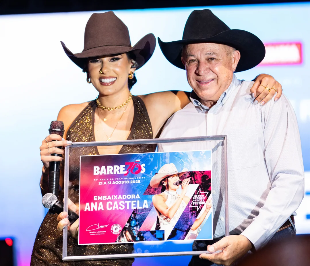 Ana Castela é nomeada embaixadora da 70ª Festa do Peão de Barretos
